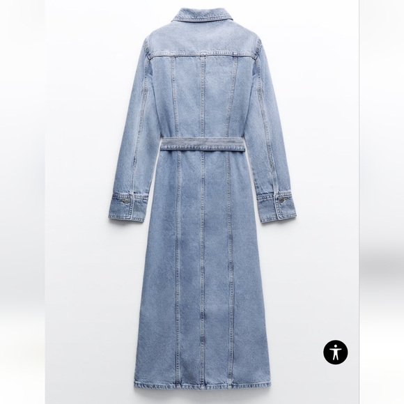 Zara Denim Dress - Picture 3 of 13